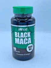 Black Maca Revitalizing 1000 MG 60 Capsules Increases Sexual Energy Power Pills