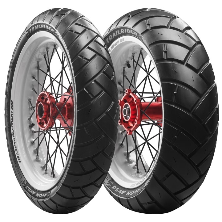 Pneu 80/90-21 Trailrider AV53 48S TL avant pour moto trail