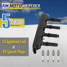 OEM Ignition Coil +4 Spark Plug for 2011-2015 Chevrolet Cruze Volt 1.4L 55579072