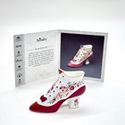 Aynsley Button Boot Miniature Shoe Victorian Style Ornament With Certificate