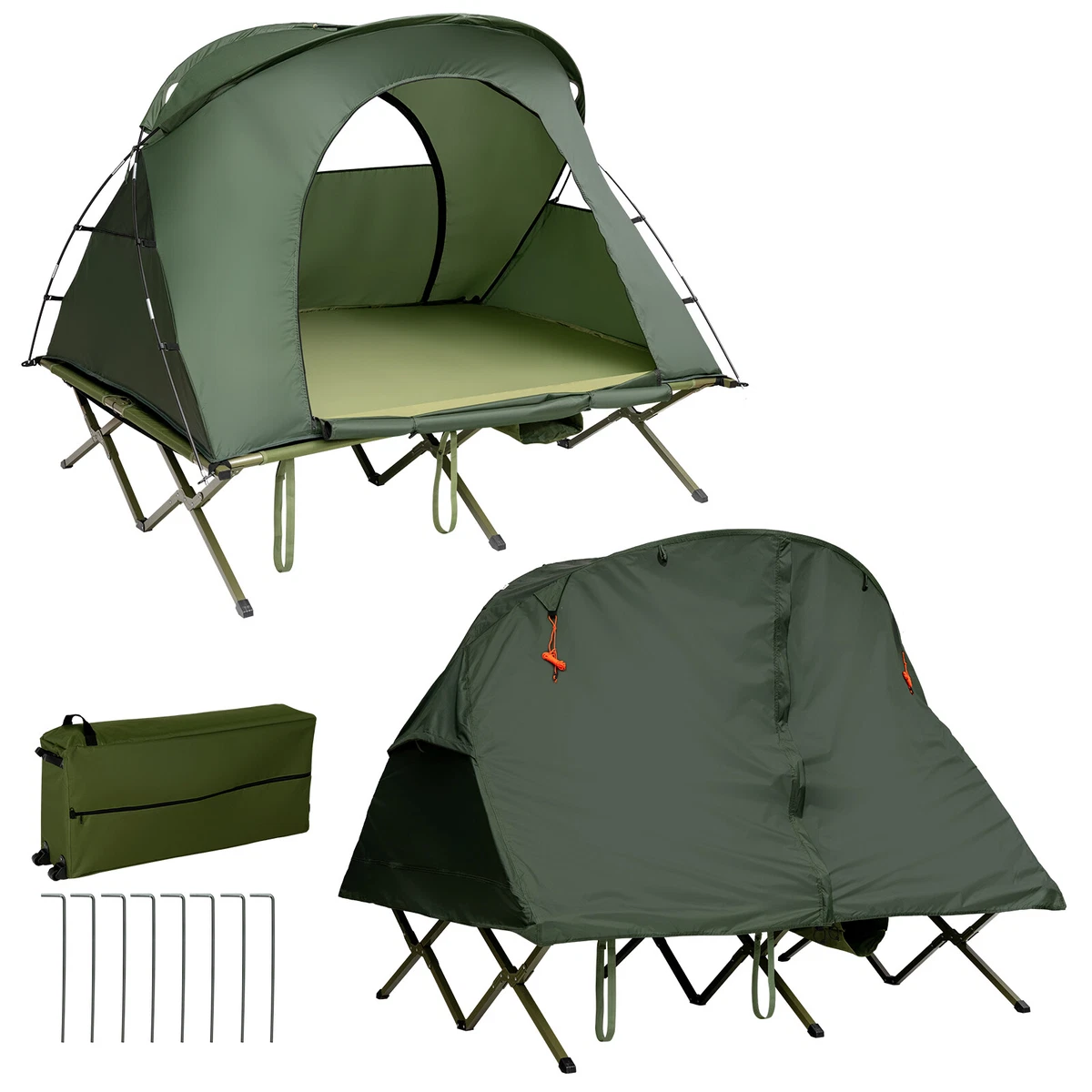 Two person top cot tent