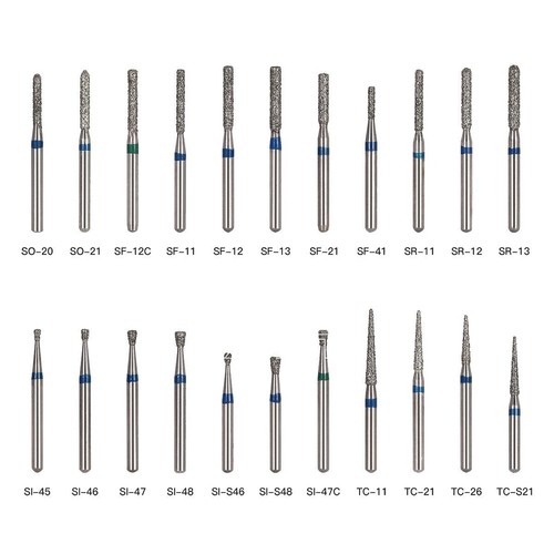 5 pcs Zahnarzt Diamant Bohrer Schleif Fräs Präparation Dental High speed Turbine - Bild 686 von 757