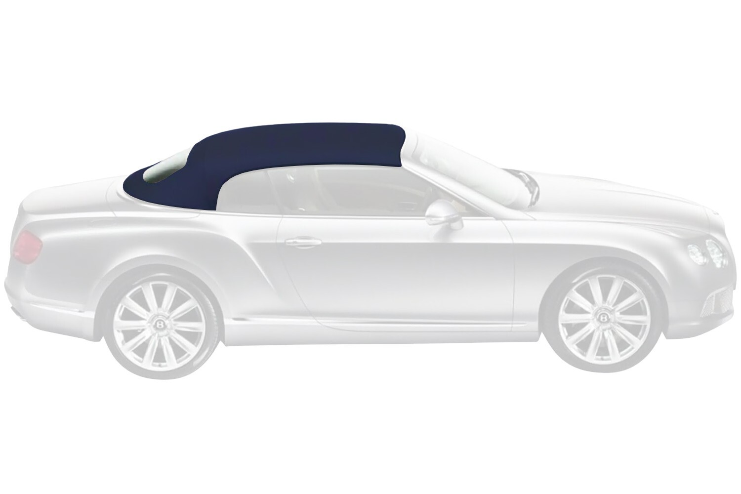 Bentley GTC Convertible Top With Heated Glass window Blue Twill Cloth 2007-17