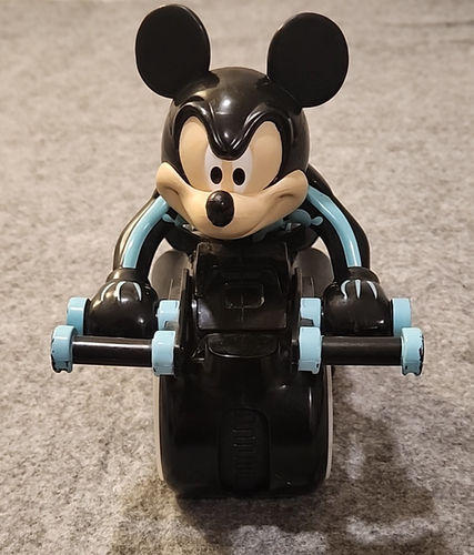 Disney TRON Mickey Mouse Riding Lightcycle Shanghai Disneyland Power Run Coaster - Picture 5 of 9
