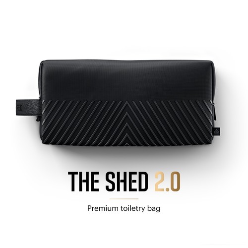 MANSCAPED® The Shed 2.0 Toiletry Bag, Premium Quality Men's Travel Bag