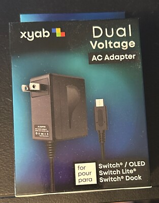 Switch Lite / microSDXC128GB / ACアダプタ Dual Voltage AC Adapter for Nintendo Switch/Switch Lite/OLED