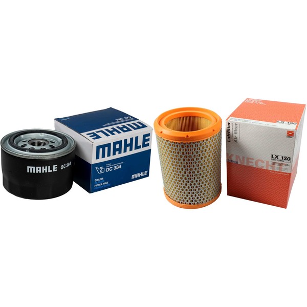 Mahle / Knecht Set Filterpaket Luftfilter LX 130 ÖLfilter OC 384-image
