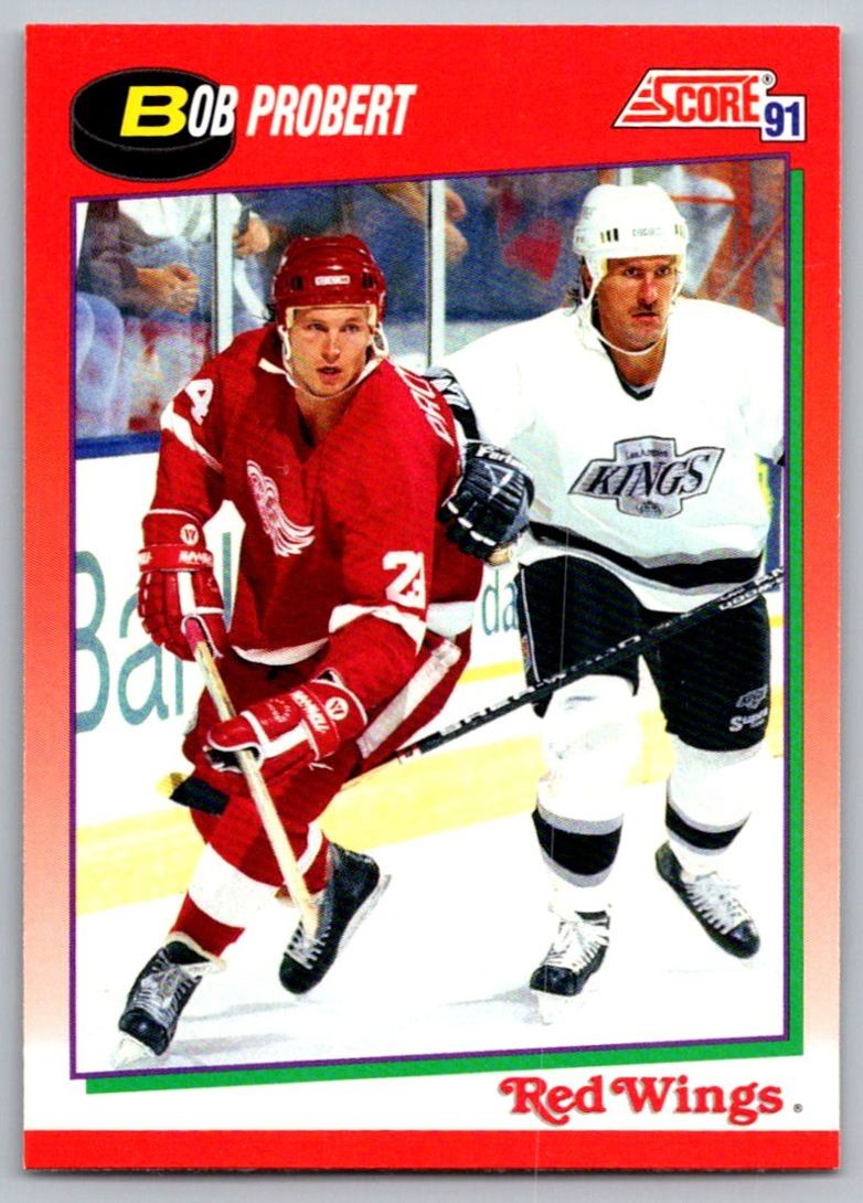 1991-92 Score Canadian English Bob Probert Detroit Red Wings #73