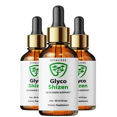 (3 pack) Glyco Shizen Glycogen Support Drop Advanced Formula Vitamin Supplement