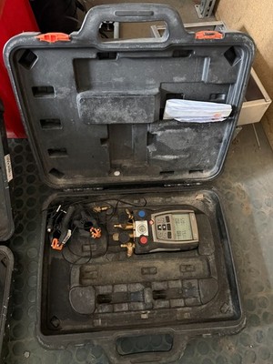 Testo Manometer 570 Digitale Monteurhilfe Kältetechnik Schläuche dabei