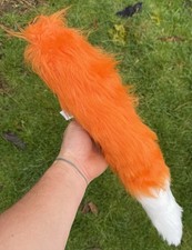 Furry Fox Tail Costume Accessory- Pose able Cos-play Imagination 20 Inches