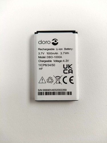Doro 6040 Senioren-Handy, Weiß | B-WARE - Zdjęcie 6 z 10