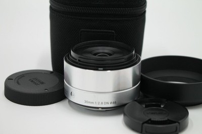  Excellent quality  SIGMA Art 30mm F2.8 DN Silver for Micro Four Thirds