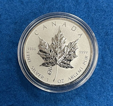 2013 Reverse Proof Snake Privy Canadian Silver Maple Leaf