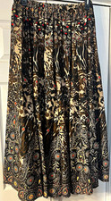 I.N.C. International Concepts Women's M Midi Pleated Floral Skirt Pull-On