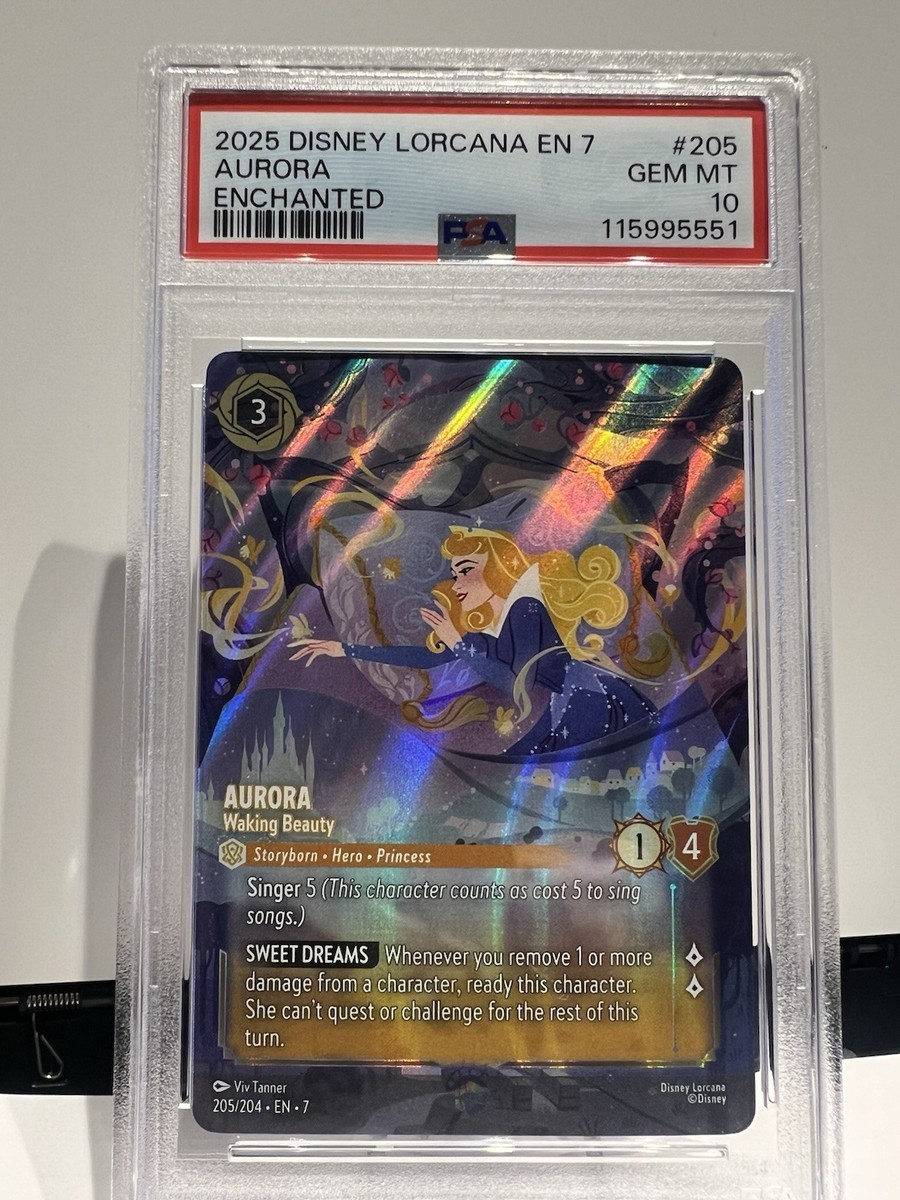 PSA10 オーロラ エンチャンテッド ディズニー ロルカナ AURORA