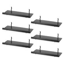 Kokone Pegboard Shelves 6 Pack - Medium Shelf for Garage, Sturdy Iron Accesso...