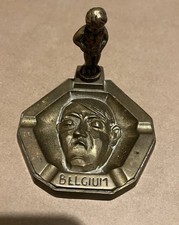 WWII 1940 Peeing Manequin Boy Anti Hitler Ashtray Extremley Rare Version Belguim
