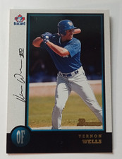 1998 Bowman Toronto Blue Jays Baseball Card #112 Vernon Wells