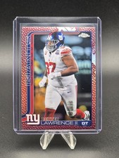 2025 Topps Chrome - Dexter Lawrence II #230 LEATHER REFRACTOR 