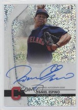 2020 Bowman Sterling Prospect Speckle Refractor 48/99 Daniel Espino Auto uk2