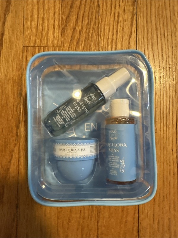 Solo En Ibiza BARCELONA BLISS 3 Piece Gift Set Body Butter Mist Bubble Bath