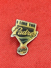 2007 MLB Licensed San Diego Padres Miller Lite Beer Lapel Pin Hat Pin Official 