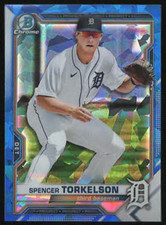 2021 Bowman Chrome Sapphire Edition SPENCER TORKELSON Prospect Card #BCP-96