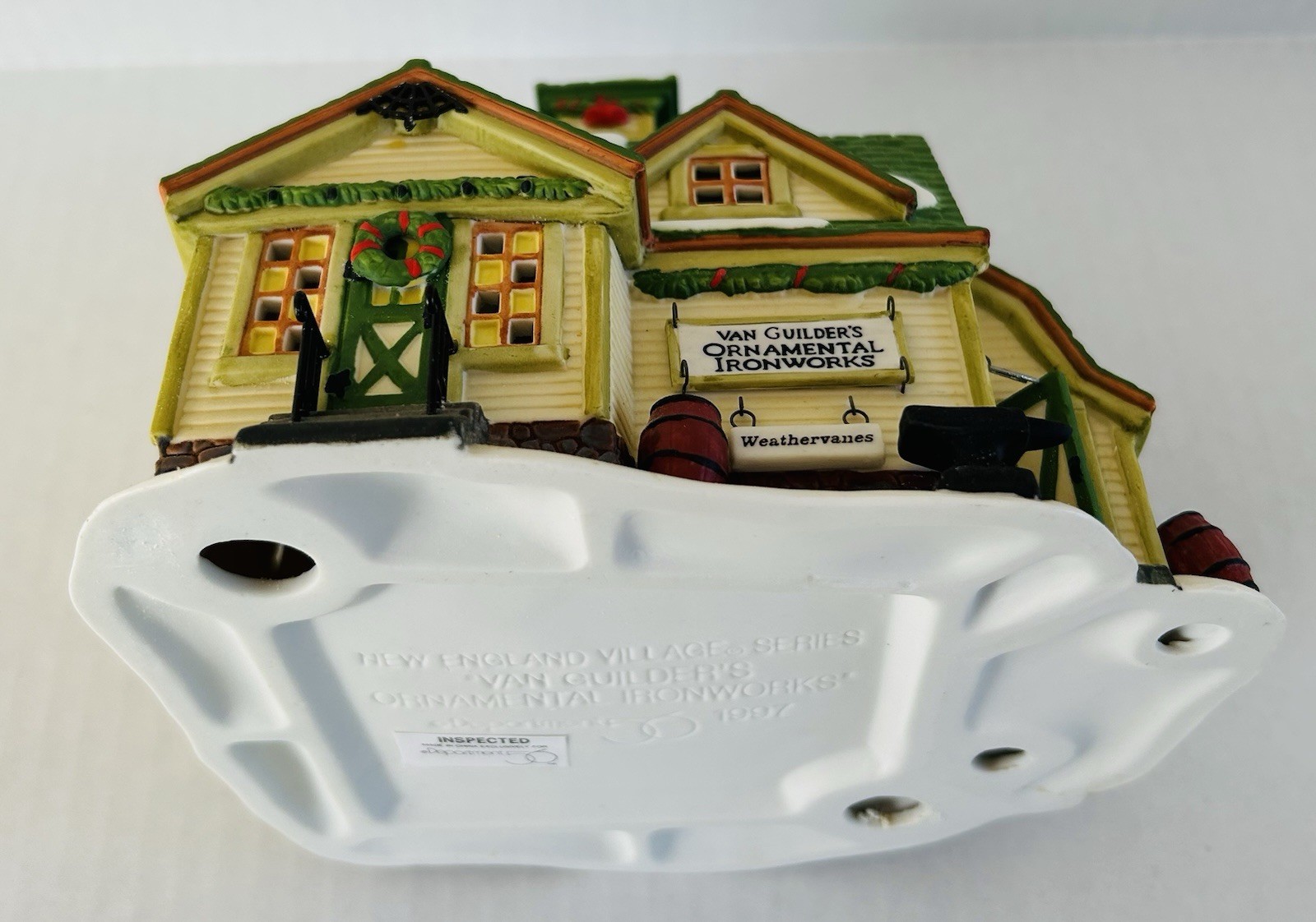 Dept 56 New England Christmas Village Van Guilder's Ornamental Ironworks #56577 thumbnail 9