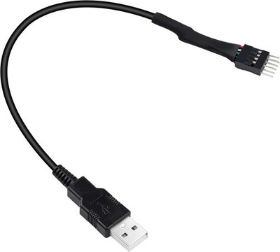 XMSJSIY USB A to 9 Pin USB Header, 9 Pin Motherboard Male IDC Dupont - 20cm