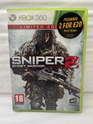Sniper 2 Ghost Warrior Microsoft Xbox 360 Spiel komplett mit Handbuch Top Zustand