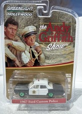 1/64 Andy Griffith 1967 Ford Police Green Machine Greenlight Chase.