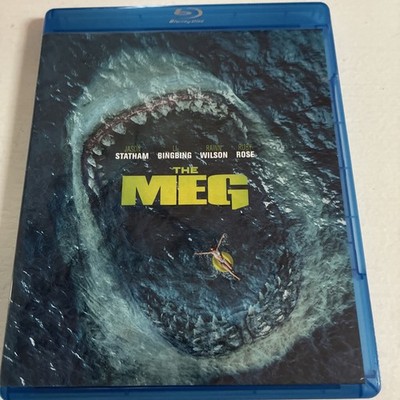 The Meg Blu-ray DVD 2018 Film Shark Movie Jason Statham