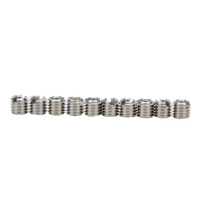 10Pcs Thread Reducing Nut Male Female Insert Kit Edelstahl-Reparatur-Werkze