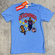 HOMAGE Indiana Fever Tamika Catchings MVP Retro WNBA T-Shirt Blue Small NEW