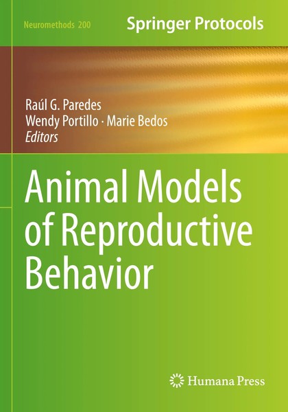 RaúL G. Paredes (U. A.) | Animal Models Of Reproductive Behavior | Taschenbuch-image