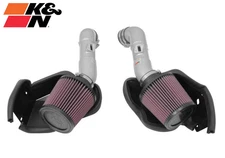 K&N Aluminum Cold Air Intake Kit w/ Oiled Filter For 2014-2015 Infiniti Q50 3.7L