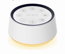 Brown Noise Sound Machine with 30 Soothing Sounds 12 Colors Night Light White No