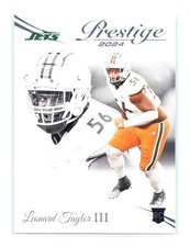 2024 Panini Prestige Football #364 Leonard Taylor III Rookie RC New York Jets