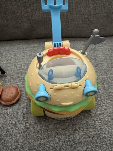 Imaginext SpongeBob SquarePants Krabby Patty Wagon Figure Vehicle COMPLETE - Picture 7 of 7