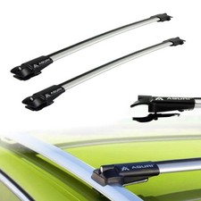 Für VW Taigo ab 20 Silber Aluminium Dachträger Relingträger Offene Dachreling