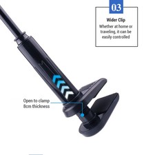 Blow Dryer Stand Hands Free Hair Dryer Stand Clamp Mount Adjustable For Dog