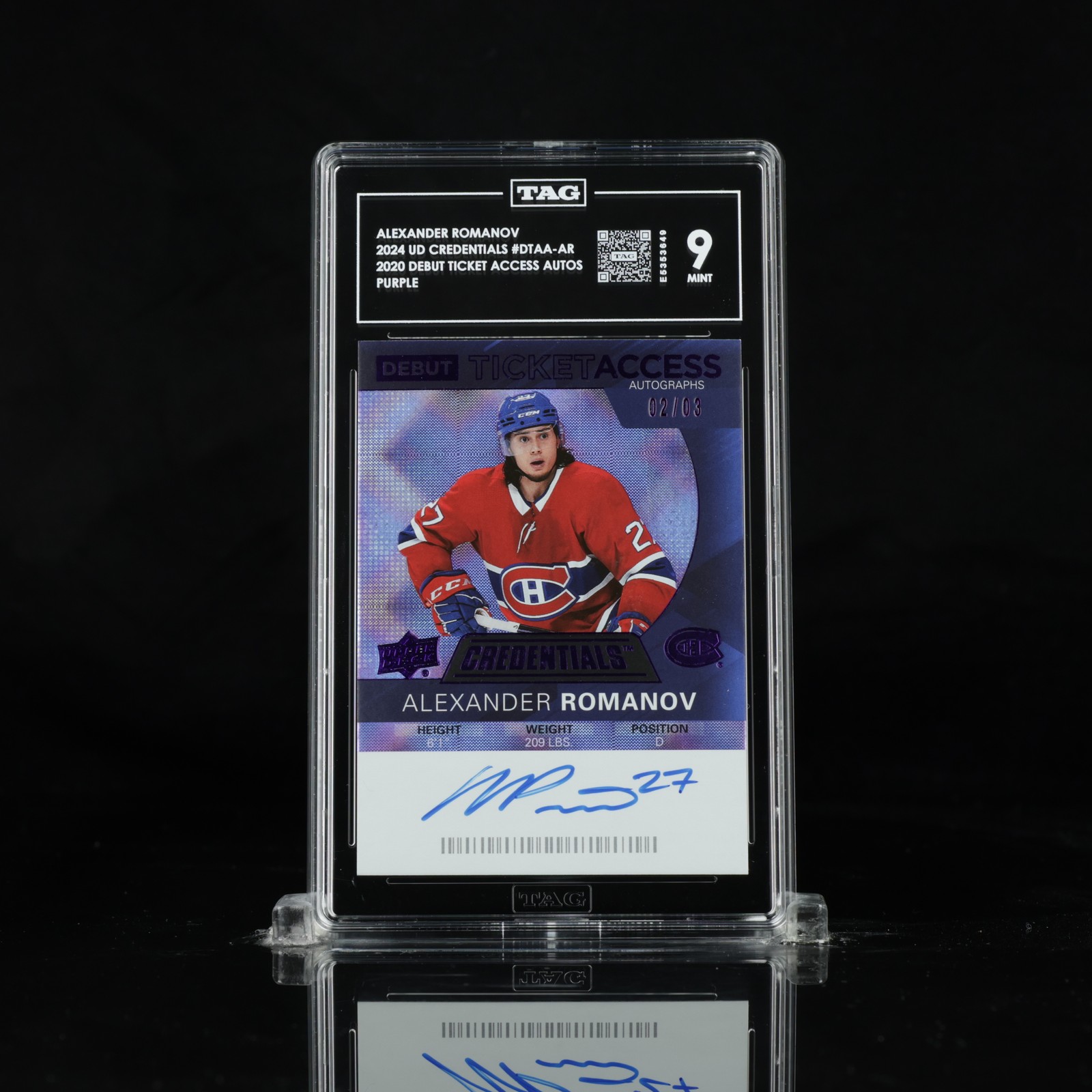 2024-25 Credentials Alexander Romanov 2021-22 Update DTA Auto Purple 2/3