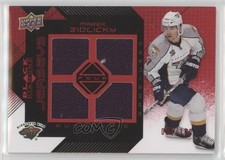 2008 Upper Deck Black Diamond Quad Jerseys Ruby /100 Marek Zidlicky #BDJ-MZ 2d8