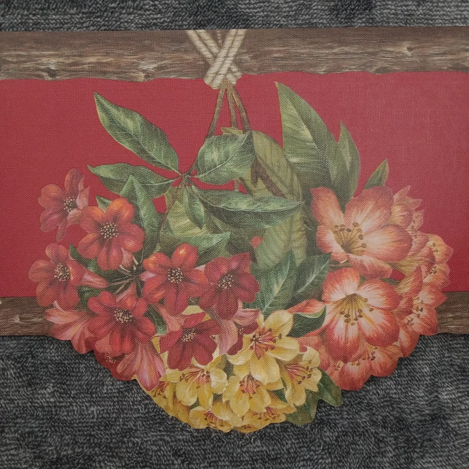 Raymond Waites Ramos Florales Papel Pintado Borde Decorativo 51672510 4 Rollos Foto 3 de 4