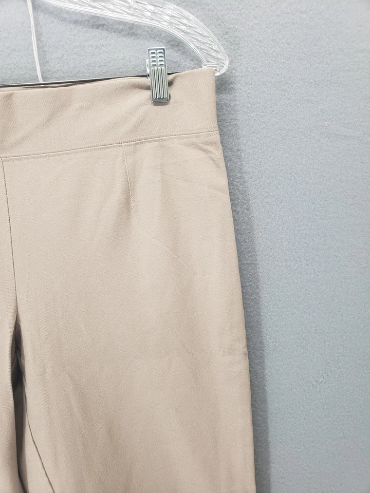 Pantalones INC International Concepts Mujer 8 Beige Elastizados Ajustados Pull On Informales Trabajo Foto 3 de 4