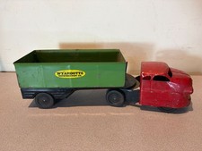 Wyandotte Construction Company Side Dump Truck red green