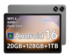 Android 16 Tablet 10.1 inch Tablet with Octa-Core Processor, 20GB RAM 128GB ROM