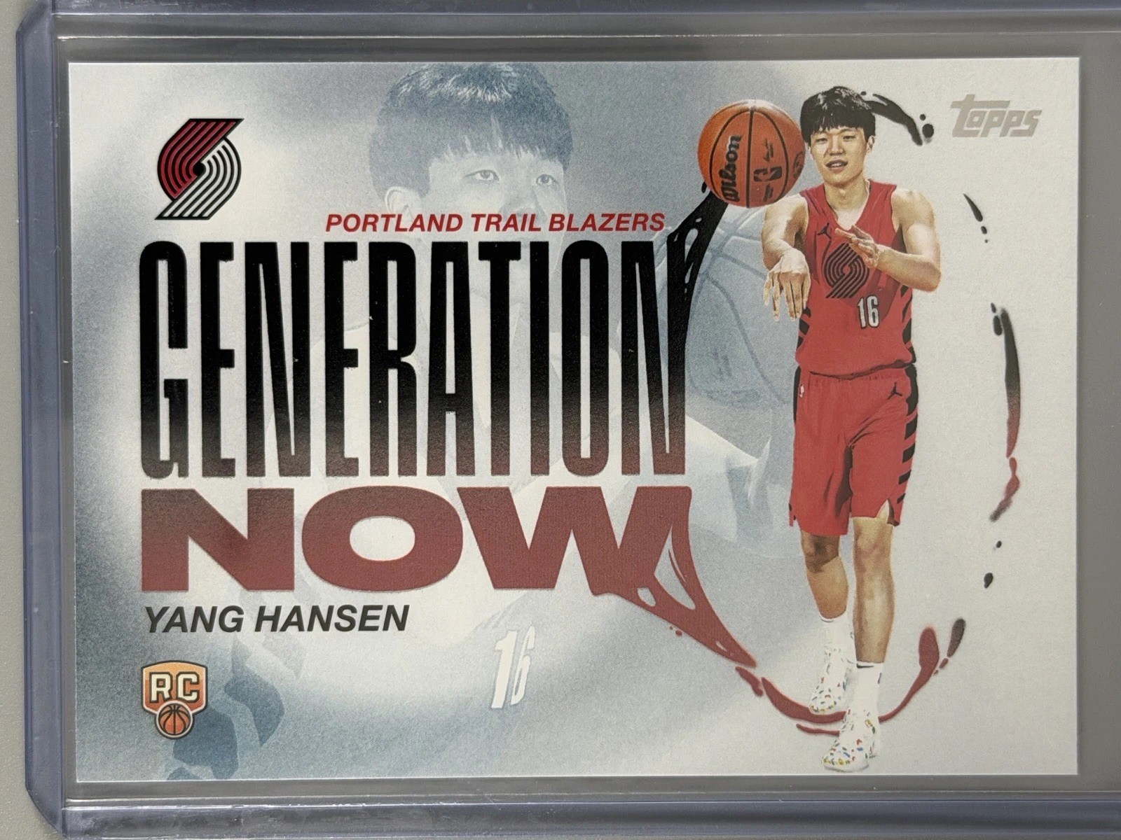 2025-26 Topps - Generation Now Yang Hansen #GN-16 (RC)