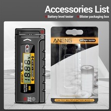 1-Battery Tester Battery Detector Battery Level Tester Easy Push And Pull YJIN